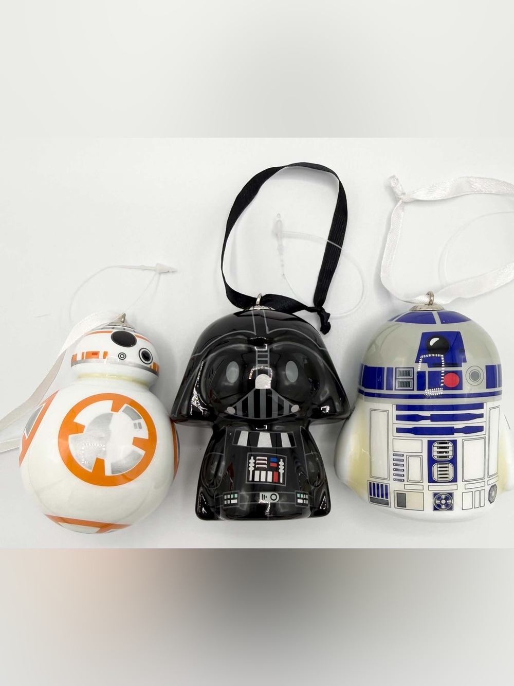 Hallmark NWT Star Wars Itty Bitty Ornament Lot R2-D2 Darth Vader BB-8